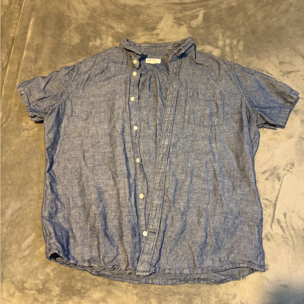 GAP Blue Men's Shirt